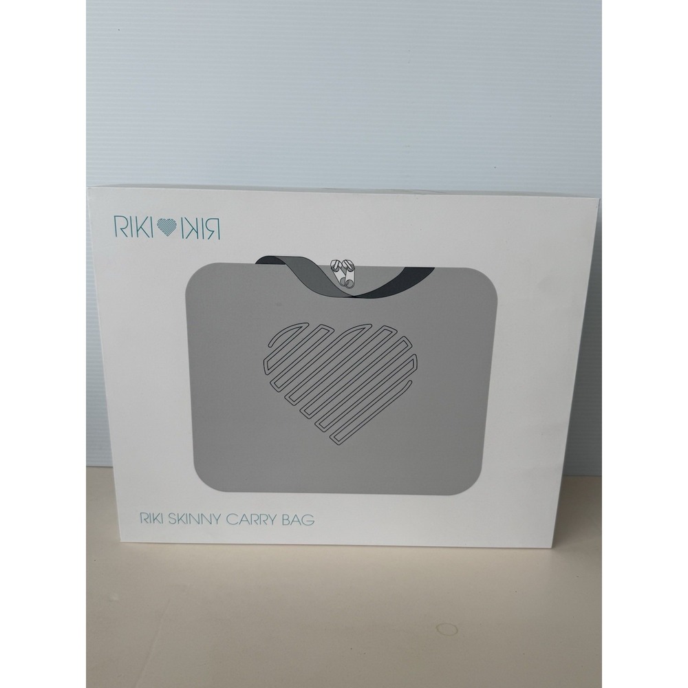Riki Skinny Carry Bag Large Size NEW IN BOX Gray Foam Inserts Travel
